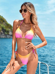 3 piece bikini set beach resort style - 808Lush