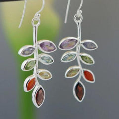 Leaf Shape Alloy Earrings - 808Lush