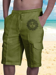 Men's Cargo Shorts Multi Pocket Tether - 808Lush