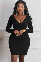 Mini Dress Ribbed Bodycon Dress - 808Lush