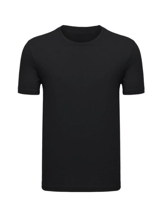 Loose short-sleeved t-shirt men's pure cotton bottoming shirt - 808Lush