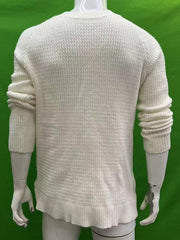 Men's Casual Fashion Shoulder Contrast Color Long Sleeve Knitted Sweater - 808Lush