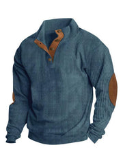 Men's Casual Outdoor Jacket Casual Stand Collar Long Sleeve Sweatshirt - 808Lush