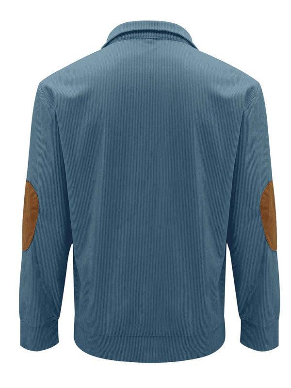 Men's Casual Outdoor Jacket Casual Stand Collar Long Sleeve Sweatshirt - 808Lush