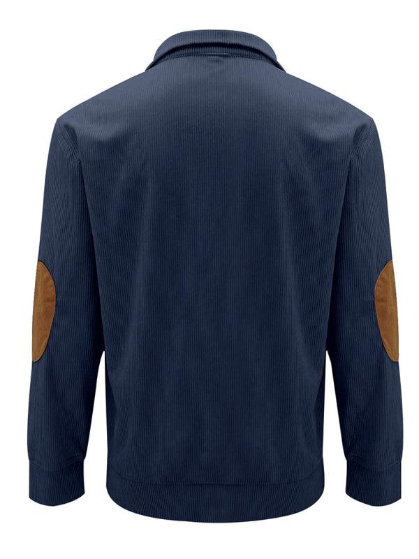 Men's Casual Outdoor Jacket Casual Stand Collar Long Sleeve Sweatshirt - 808Lush