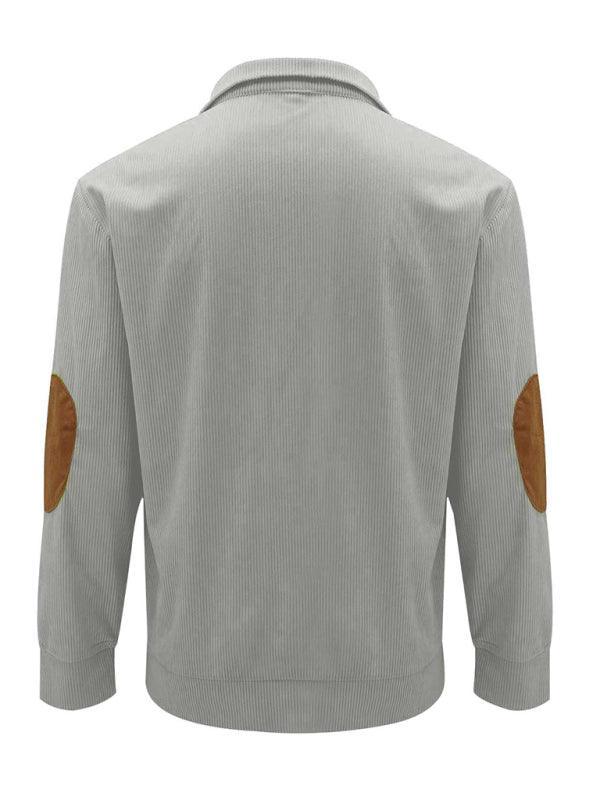 Men's Casual Outdoor Jacket Casual Stand Collar Long Sleeve Sweatshirt - 808Lush