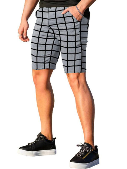 Men's Casual Shorts Plaid Casual Shorts Men's Trousers - 808Lush