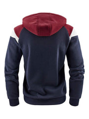 Men's Color Block Contrast Fashion Sweatshirt Casual Sports - 808Lush