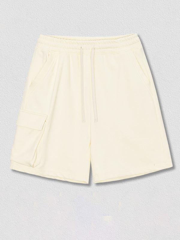 Men's Contrasting Color Stitching Woven Casual Shorts - 808Lush