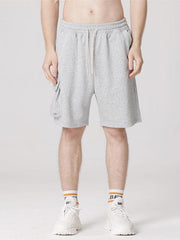 Men's Contrasting Color Stitching Woven Casual Shorts - 808Lush