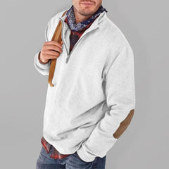 Men's Fashion Casual Half Zipper Loose Pullover Sweatshirt - 808Lush