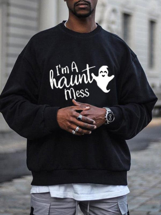 Men's Halloween print hooded sweatshirt - 808Lush