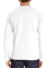 Men's Knitted Round Neck Button Long Sleeve T-Shirt - 808Lush