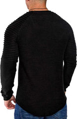 Men's Long Sleeve T-Shirt Muscle Fitted T Shirt Gym Workout Athletic Tee - 808Lush