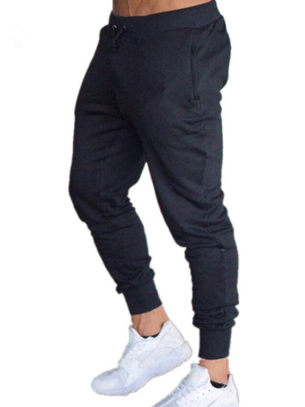 Men's Solid Color Loose Elastic Sweatpants - 808Lush