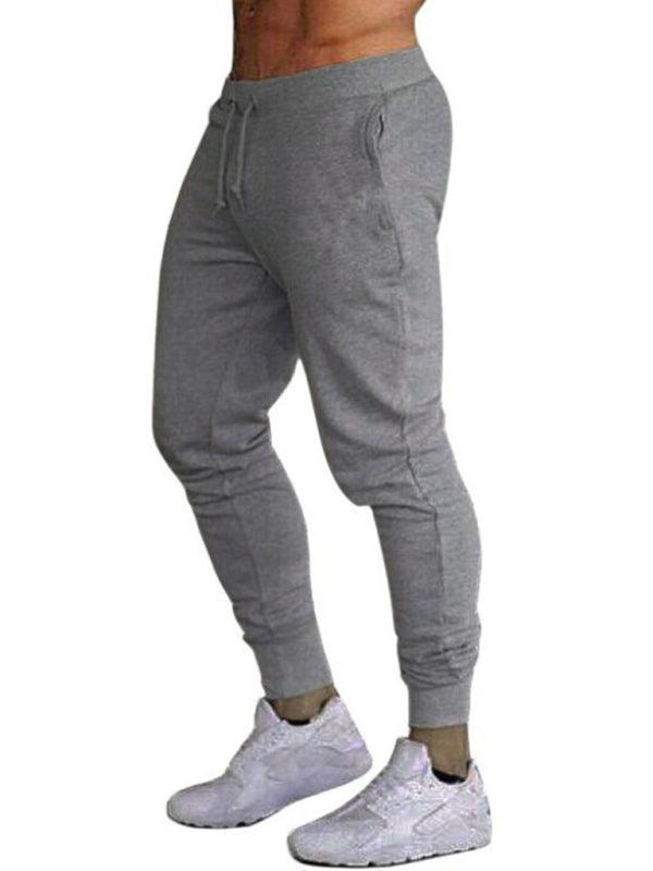 Men's Solid Color Loose Elastic Sweatpants - 808Lush