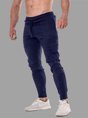 Men's Solid Color Loose Elastic Sweatpants - 808Lush