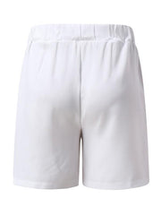 Men's Summer Lapel Cotton Linen Solid Color Short Sleeve Shorts Set - 808Lush