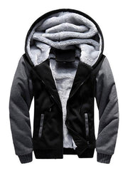 Men's Sweater Hooded Loose Sports Fleece Thickening Men's Coat - 808Lush