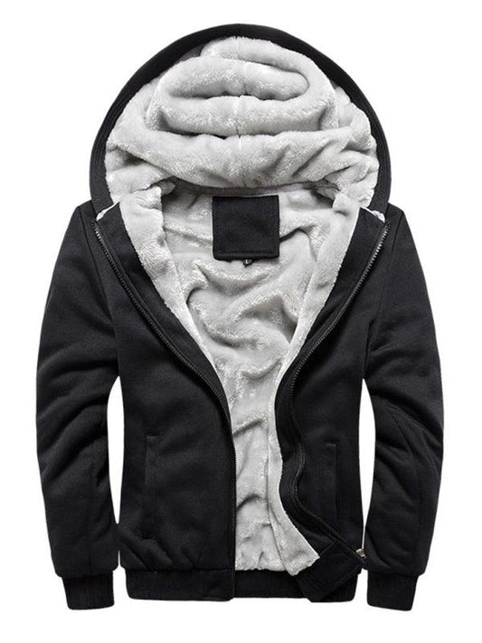 Men's Sweater Hooded Loose Sports Fleece Thickening Men's Coat - 808Lush