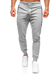 Men's Sweatpants Contrasting Color Pocket Straight Casual Pants - 808Lush