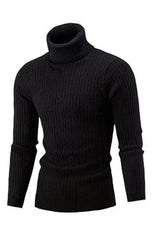 Men's Warm Turtleneck Casual Slim Fit Fall Winter Knitted Pullover Sweaters - 808Lush