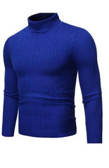 Men's Warm Turtleneck Casual Slim Fit Fall Winter Knitted Pullover Sweaters - 808Lush