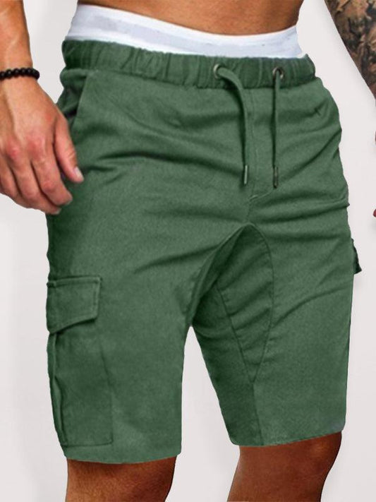 Men's Woven Casual Cargo Multi-Pocket Shorts - 808Lush