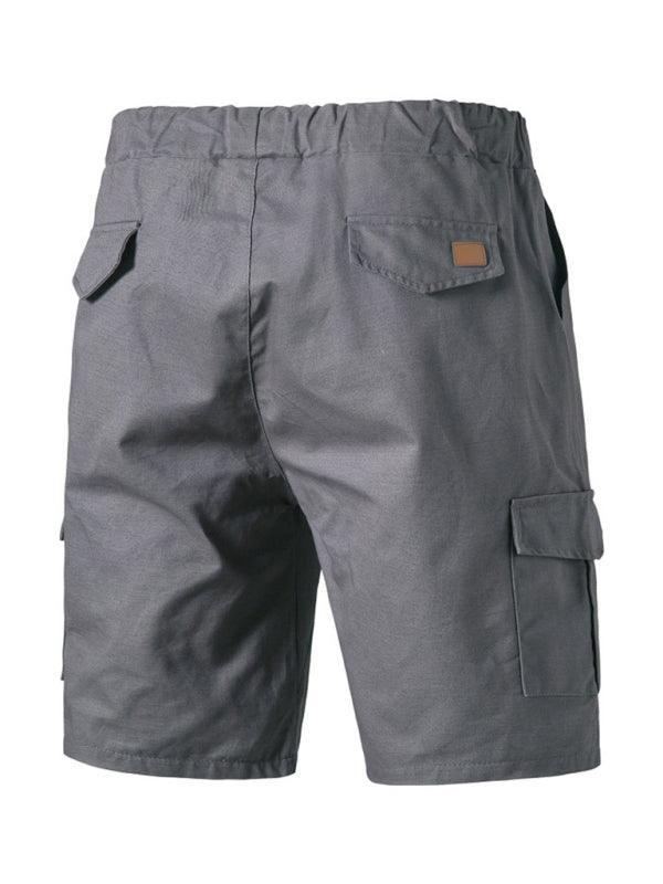 Men's Woven Casual Cargo Multi-Pocket Shorts - 808Lush