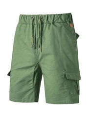 Men's Woven Casual Cargo Multi-Pocket Shorts - 808Lush