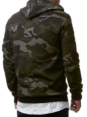 Men's camouflage pocket long-sleeved hoodie - 808Lush