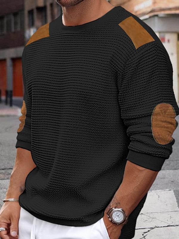 Men's casual pullover warm long sleeve sweater - 808Lush