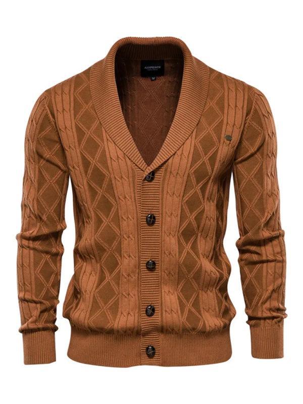 Men's casual pullover warm long sleeve sweater - 808Lush