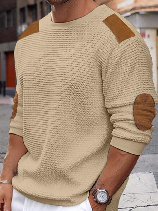 Men's casual pullover warm long sleeve sweater - 808Lush