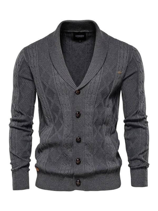 Men's casual pullover warm long sleeve sweater - 808Lush