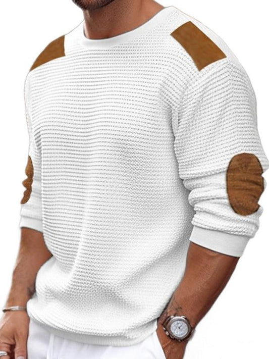 Men's casual pullover warm long sleeve sweater - 808Lush