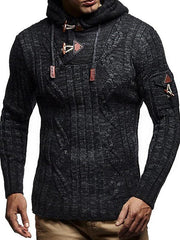 Men's casual pullover warm long sleeve sweater - 808Lush