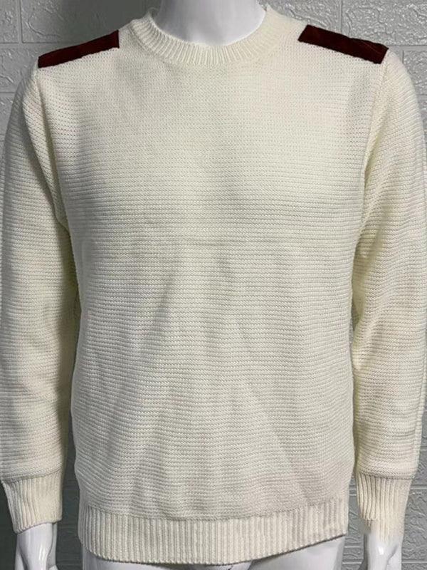 Men's casual pullover warm long sleeve sweater - 808Lush