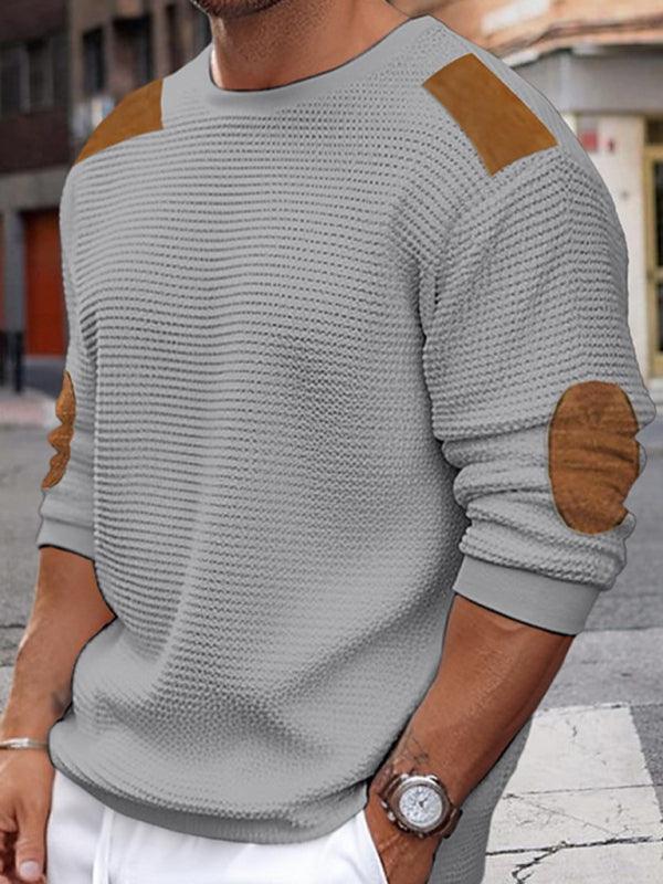 Men's casual pullover warm long sleeve sweater - 808Lush