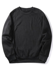 Men's casual raglan sleeve crew neck sweatshirt - 808Lush