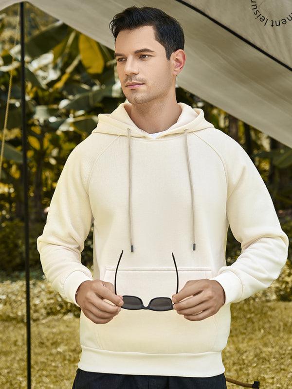 Men's casual solid color fashion hooded sweatshirt - 808Lush