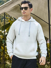 Men's casual solid color fashion hooded sweatshirt - 808Lush