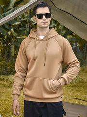 Men's casual solid color fashion hooded sweatshirt - 808Lush