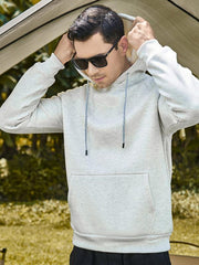 Men's casual solid color fashion hooded sweatshirt - 808Lush