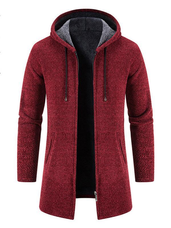 Men's casual zipper hooded cardigan - 808Lush