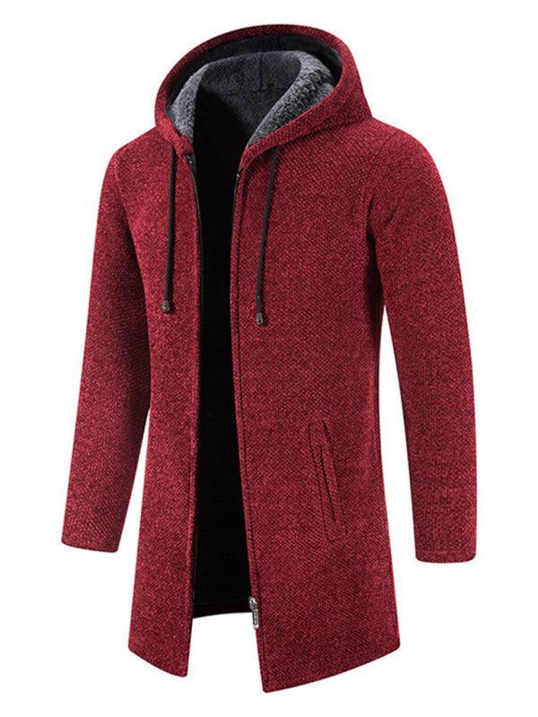 Men's casual zipper hooded cardigan - 808Lush