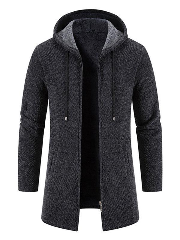 Men's casual zipper hooded cardigan - 808Lush