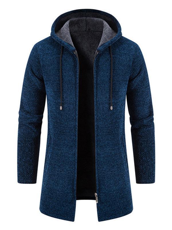 Men's casual zipper hooded cardigan - 808Lush