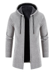 Men's casual zipper hooded cardigan - 808Lush