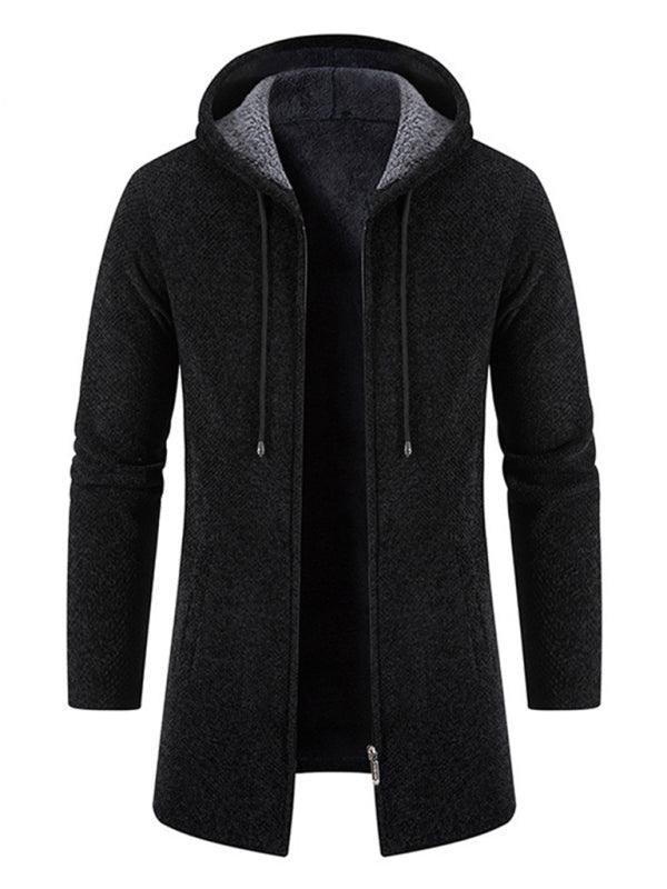 Men's casual zipper hooded cardigan - 808Lush